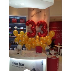 Balloon Decoration Number Foil balloon 